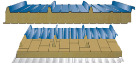 Strešný panel PUR, PIR - minerálna vlna